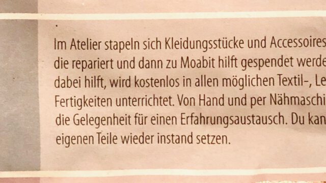 letzte zwei Repair Montage 19. & 26.5.25, 14-18h Studio K.Li