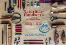 Sa/So 27.& 28. Sept. 2025 Valeriane Dhumerelle & Klara Li beim Festival der Handwerkskunst NATÜRLICH HANDWERK